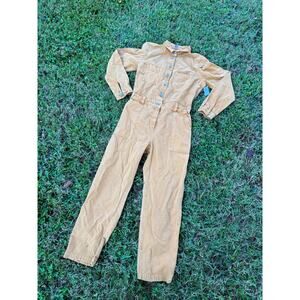 NWT Camel Work Utility Jumpsuit Small